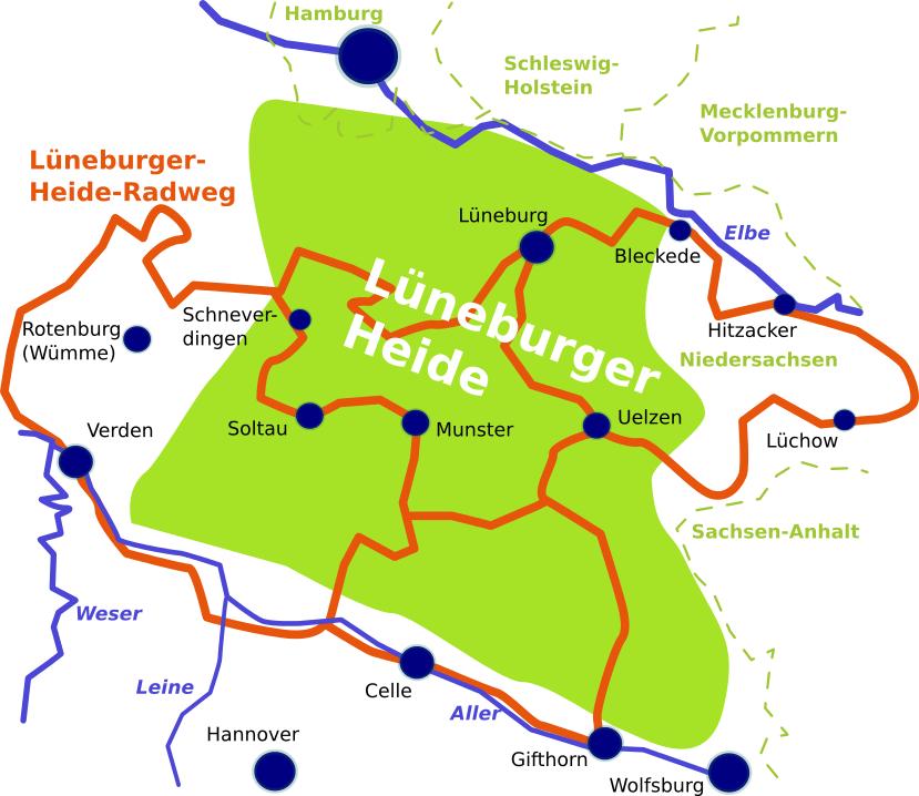 Lüneburger Heide per Rad erleben